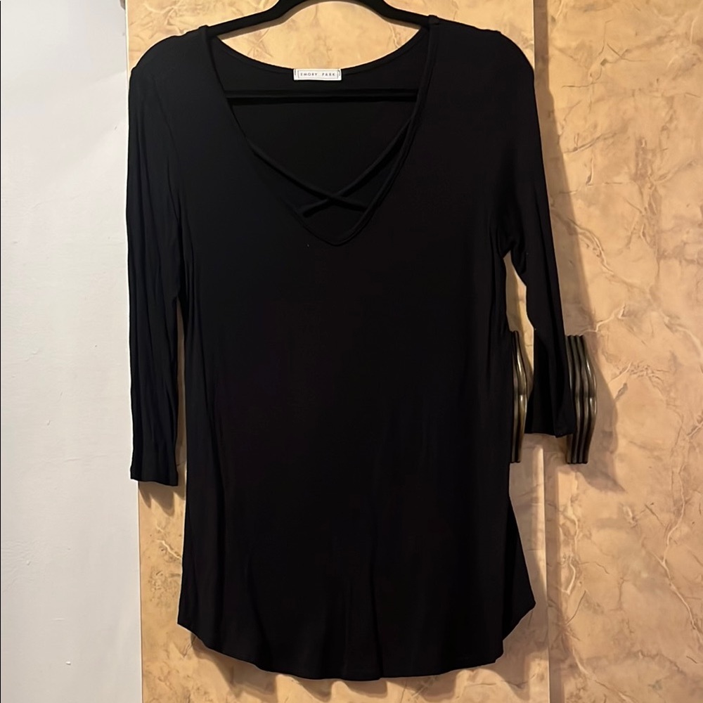 Emory Park Black Women's Top